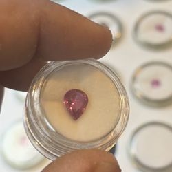 2.01 Ct Natural Ceylon Pink Sapphire Pear Shaped 