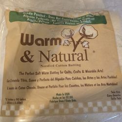Warm And Natural Cotton Batting