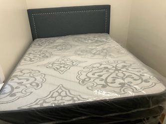 New mattress, boxpring and metal frame. Twin mattress starts at $99. Hablamos Español.