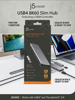 j5create USB4 8K60 Slim Hub JCH453