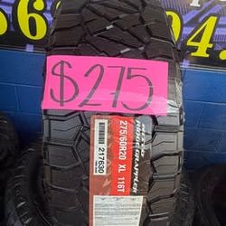 275/60R20 Tire Nitto Ridge Grappler