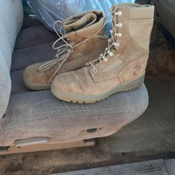 Military Boots Size 10R 