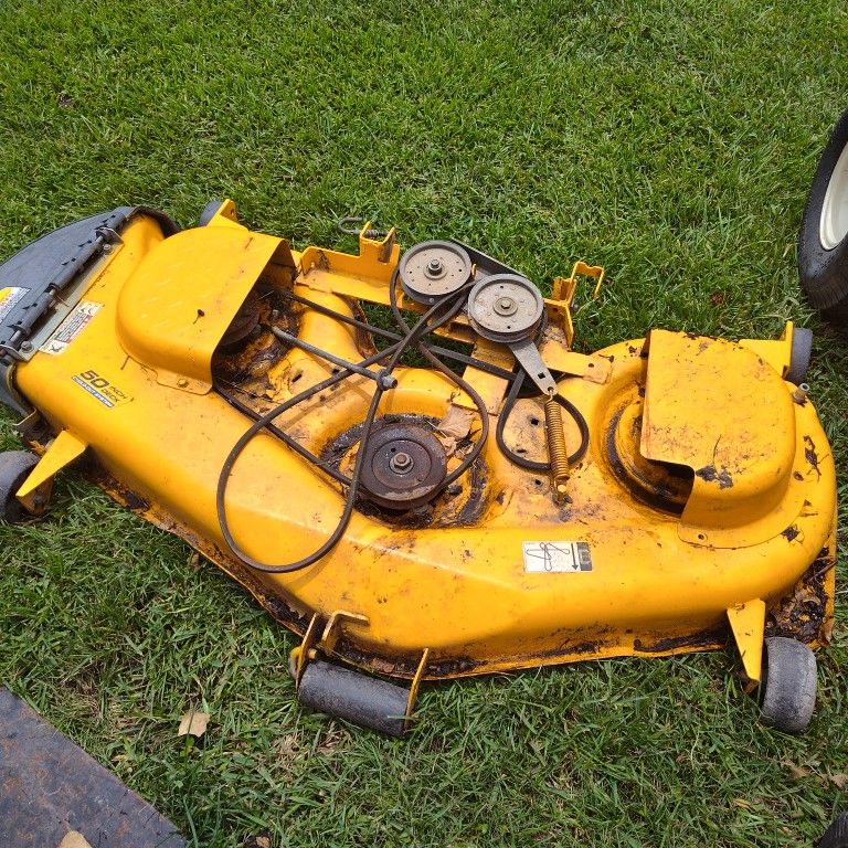 50" Cub cadet RIDING MOWER DECK fits ltx1050 new blades come complete 275 cash firm