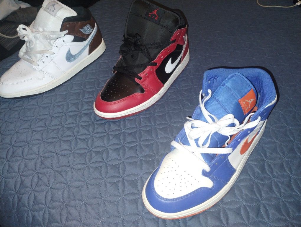 Jordan Flights All Size 11, $80 Each Or $240 For All