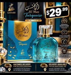 SAHARI Al Mas Turquoise EDP 100ML – Arabian Perfume – New