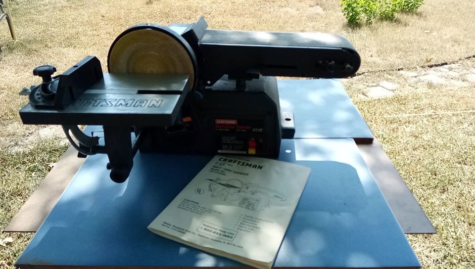 Craftsman Belt / Disc Sander 2/3 HP