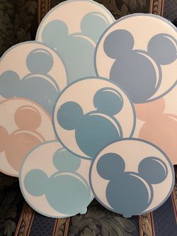 Mickey Mouse Balloon Cutout Decorations Set