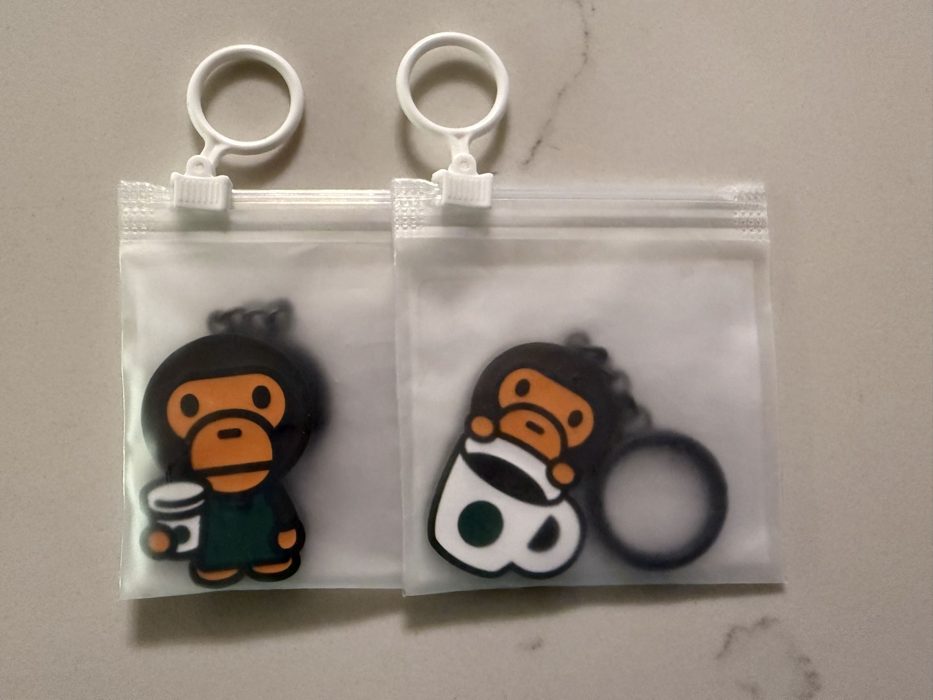 Baby Milo Starbucks Keychain