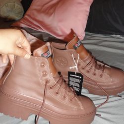 Brand New Leather Converse