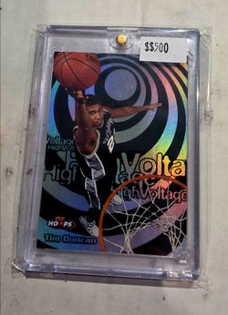 1997 HOOPS TIM DUNCAN HIGH VOLTAGE INSERT