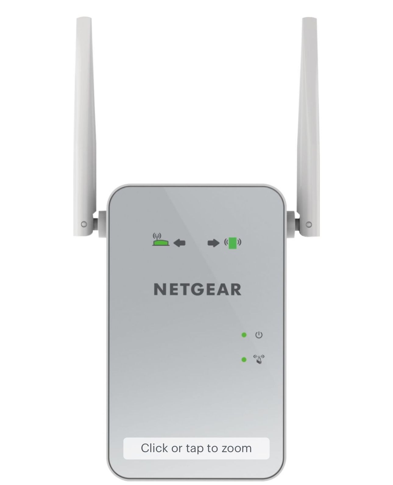 NETGEAR - AC1200 Dual-Band Wi-Fi Range Extender - White