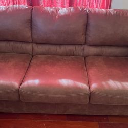 Leather Sofá