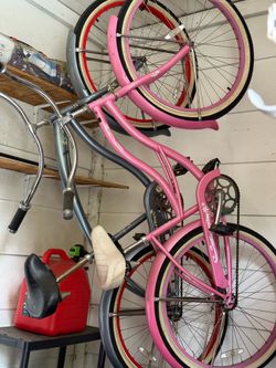 Micargi His & Hers Beach Cruiser Bike Set – Pink & Blue Retro Cruisers