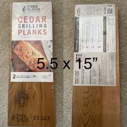 2-pc Cedar Planks(new)