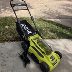 Riobi 40v Push Mower New No Battery No Charguer $120 Price FIRM/ Nueva No Batería No Cargador Precio FIRME $120