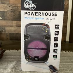 8” Bluetooth Rechargeable Speaker Keus With LED Display Lights 🔊🎶🎶