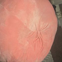 6ft Large Pink Memory Foam Bean Bag 