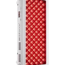 Bestqool Red Light Therapy Device for Body, Skin. Near Infrared Light Therapy, 100 Clinical Grade Dual Chip LEDs, 660nm 850nm High Power Red Light Pan