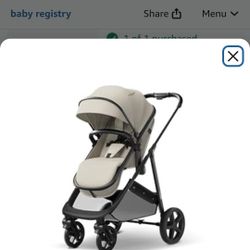 Mompush Wiz 2-in-1 Convertible Baby Stroller with Bassinet Mode, Foldable Infant Stroller with Reversible Seat and Large UPF 50+ Canopy