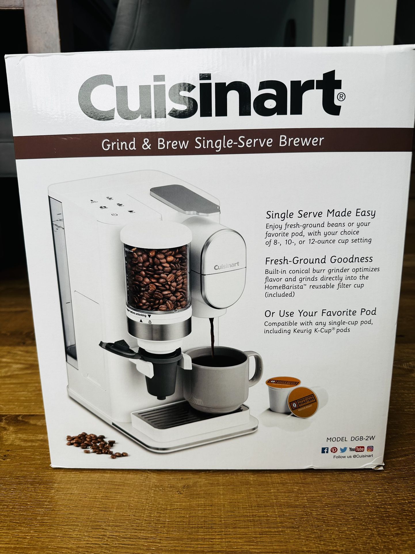 Cuisinart Grind Brew Single Serve Brewer