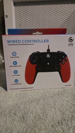 Core Innovations Wired Gaming Controller for Nintendo Switch "FACTORY SEALED"