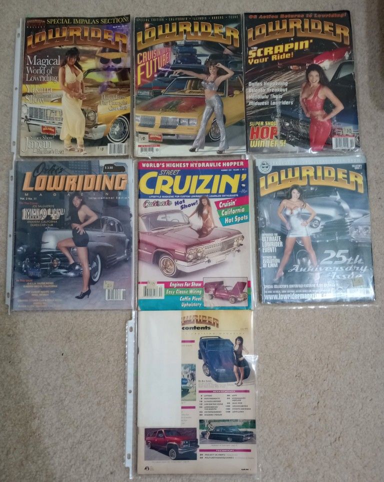 Lowrider Collectible Magazines (7)