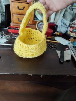 Small Little Crochet Basket