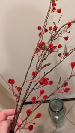 Red Floral Stem