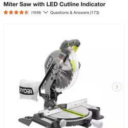 miter saw 10” 