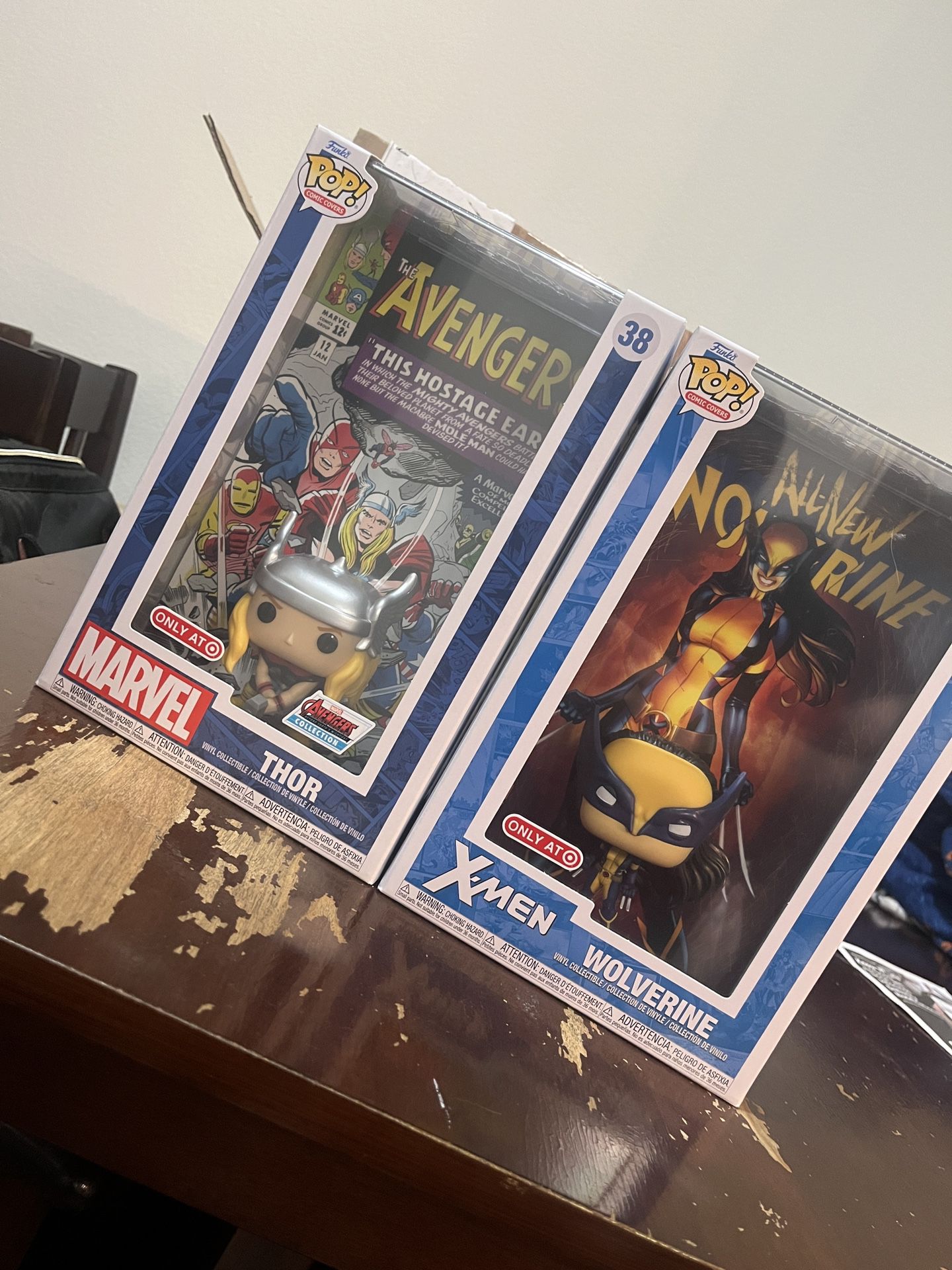 Funko Pops Wolverine And Thor 