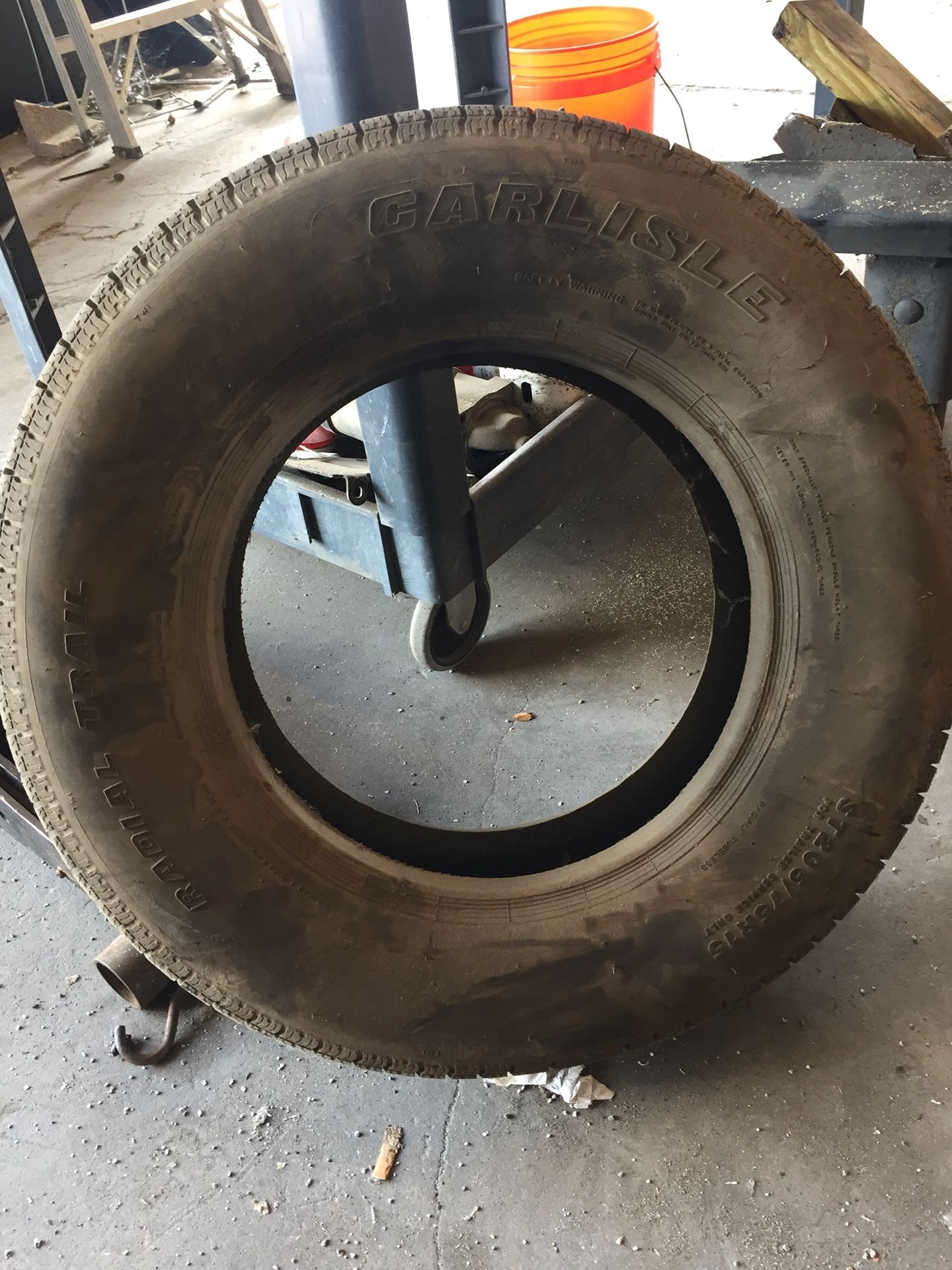 New trailer tire