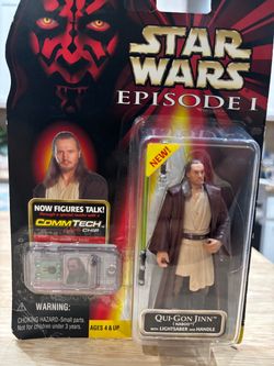 Star Wars Episode I Qui-Gon Jinn Action Figure MOC