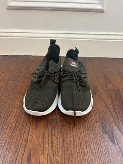 Ecko Unltd. Olive Green Knit Sneakers