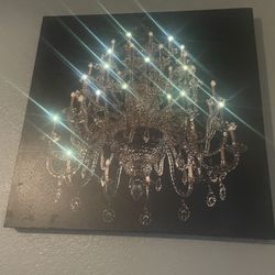 Chandelier Light Up Wall Art