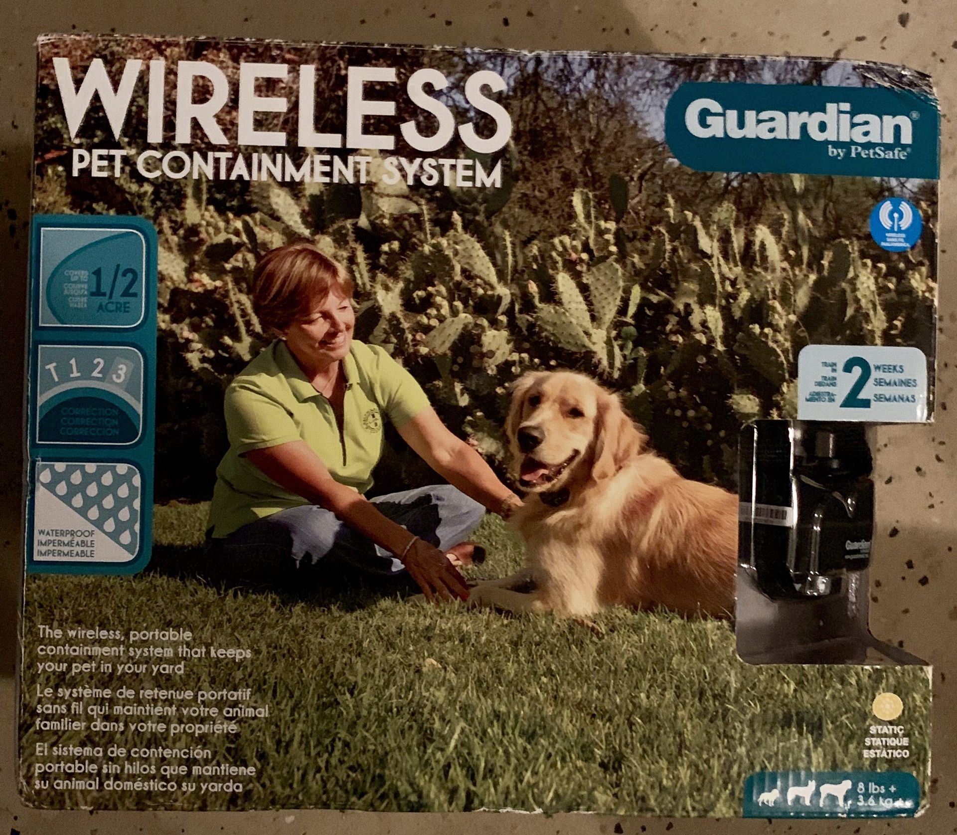 New Guardian Wireless dog pet fence with collar