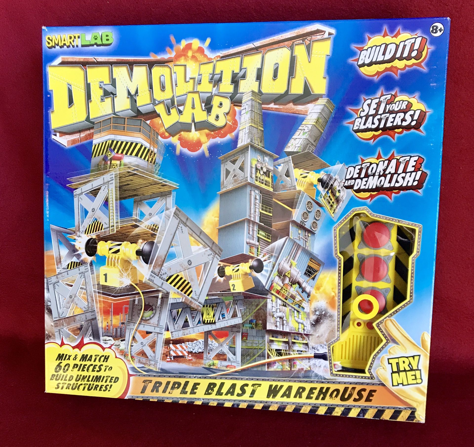 SMARTLAB TOYS DEMOLITION LAB TRIPLE BLAST WAREHOUSE