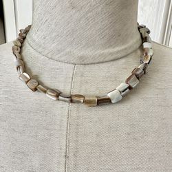Premier Designs Abalone Necklace 