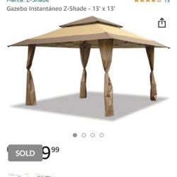 Canopy tipo gazebo 13x13 heavy duty