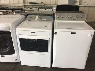 Maytag Top load washer and gas dryer