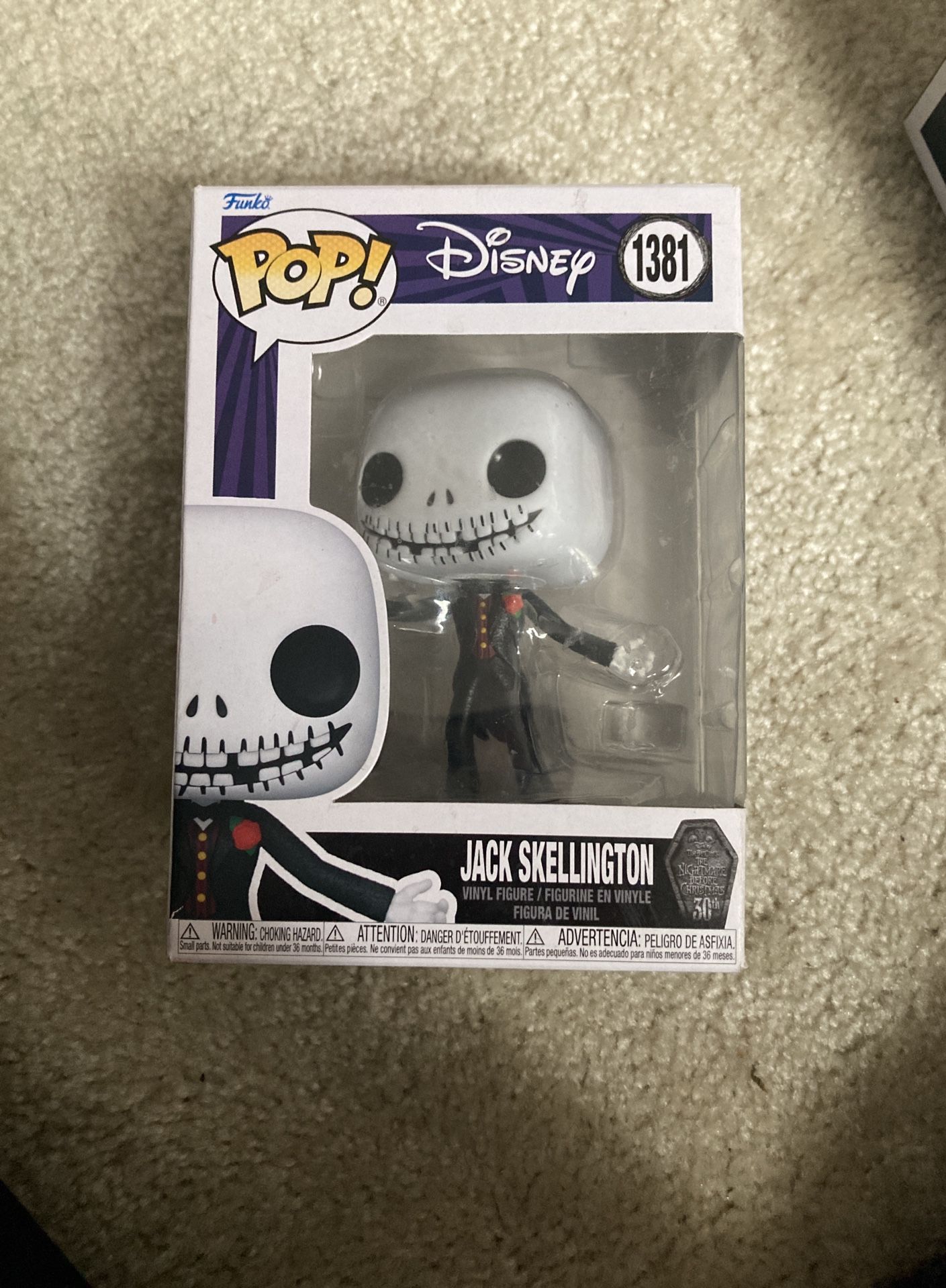 Funko Pop Of Jack Skellington