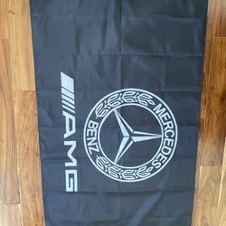 Mercedes Benz AMG flag Banner $20
