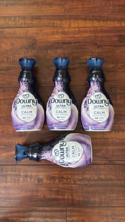 Downy Ultra Soft+ CALM Fabric Softener: Lavender And Vanilla Bean Scent 26 oz Each (4 for $20)