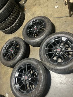 Toyota tundra stock 20” wheels and tires