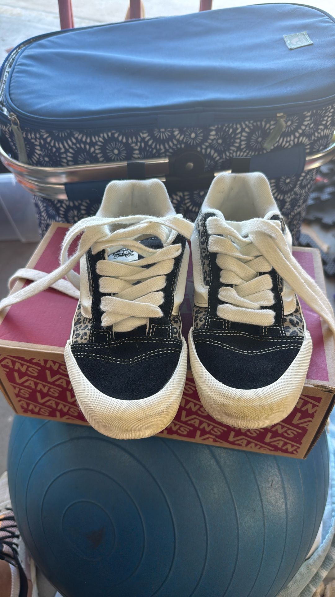 Vans Knu School Leopard Shoes