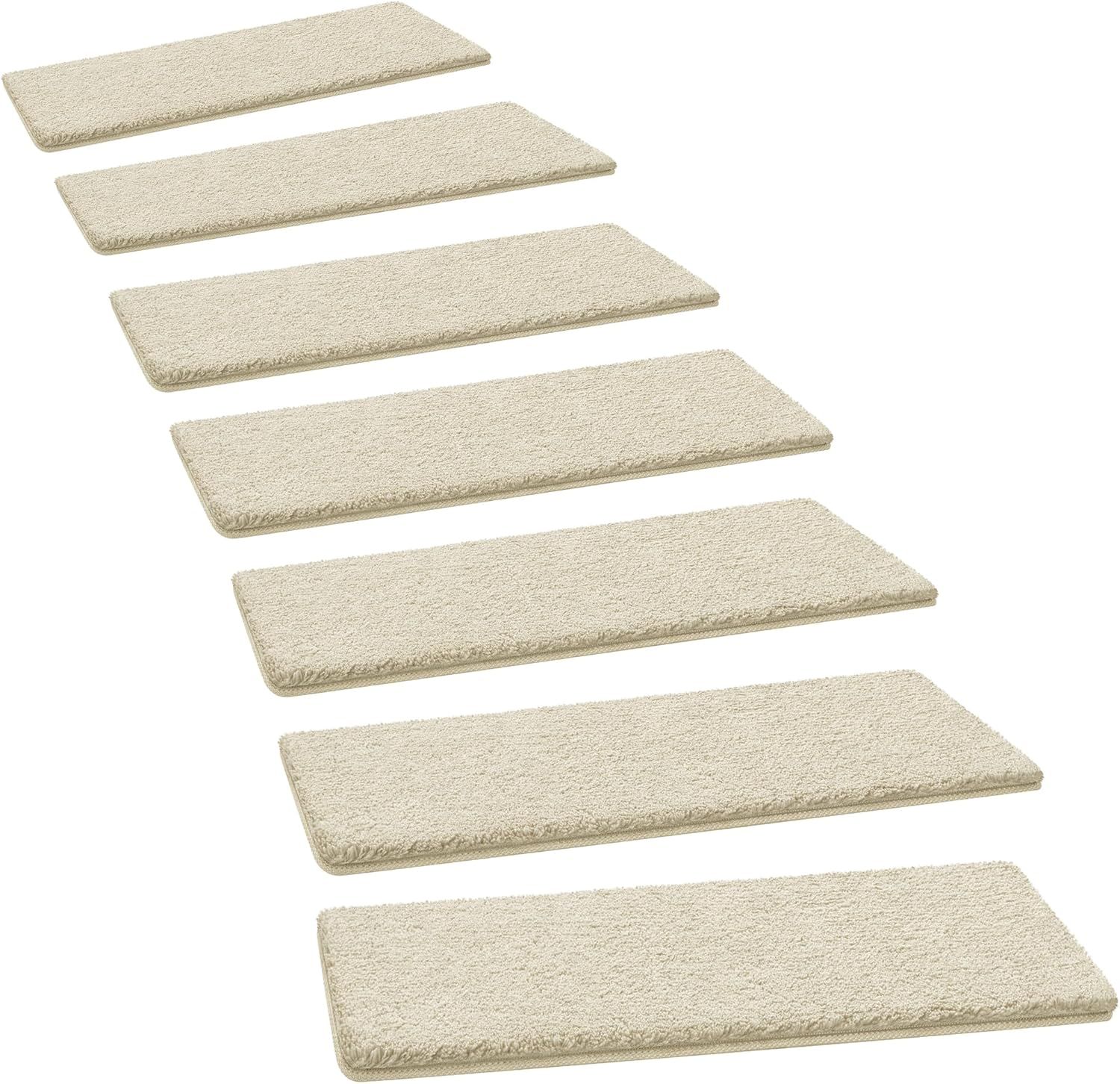 PURE ERA Carpet Stair Treads Ultra Plush Soft Indoor Stair Protectors Pet-Friendly Non-Slip Skid Resistant #3769GUP1