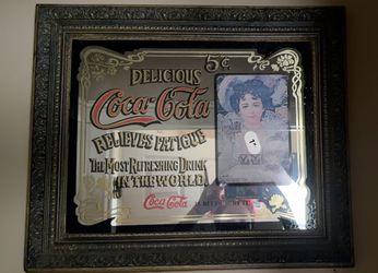 Coca- Cola mirror sign