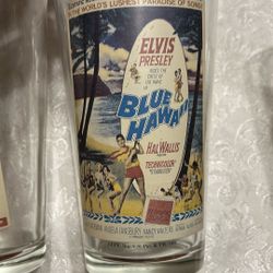 Collectible Elvis  Presley Set Up 4 Drinking Glasses
