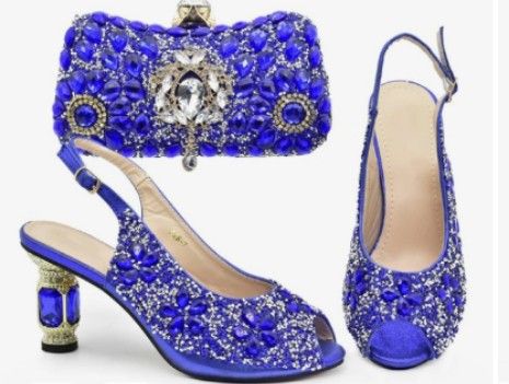 Blue Shoe And Bag