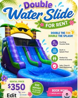 Double water slide