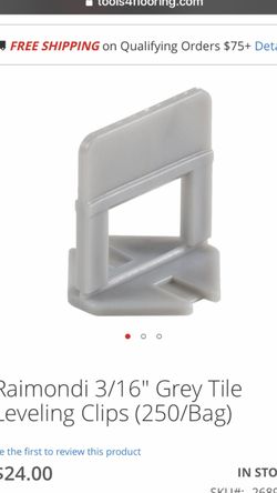 TILE LEVELING SPACERS 